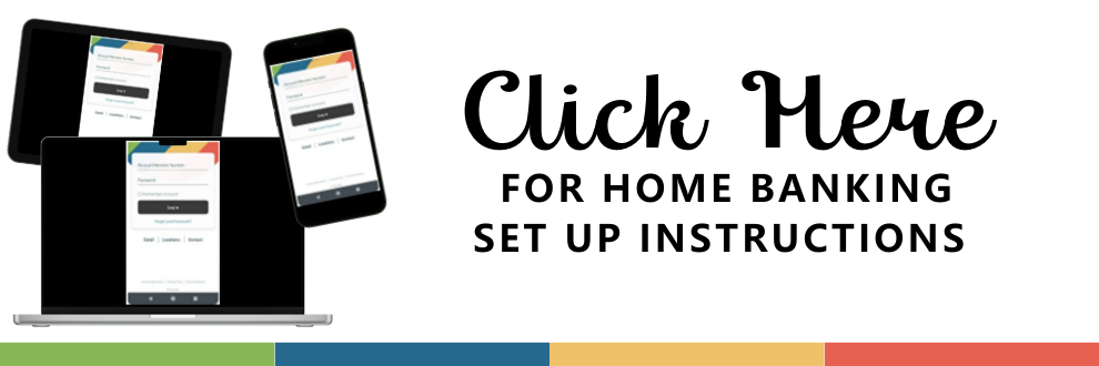 Home Banking Instructions Website Header