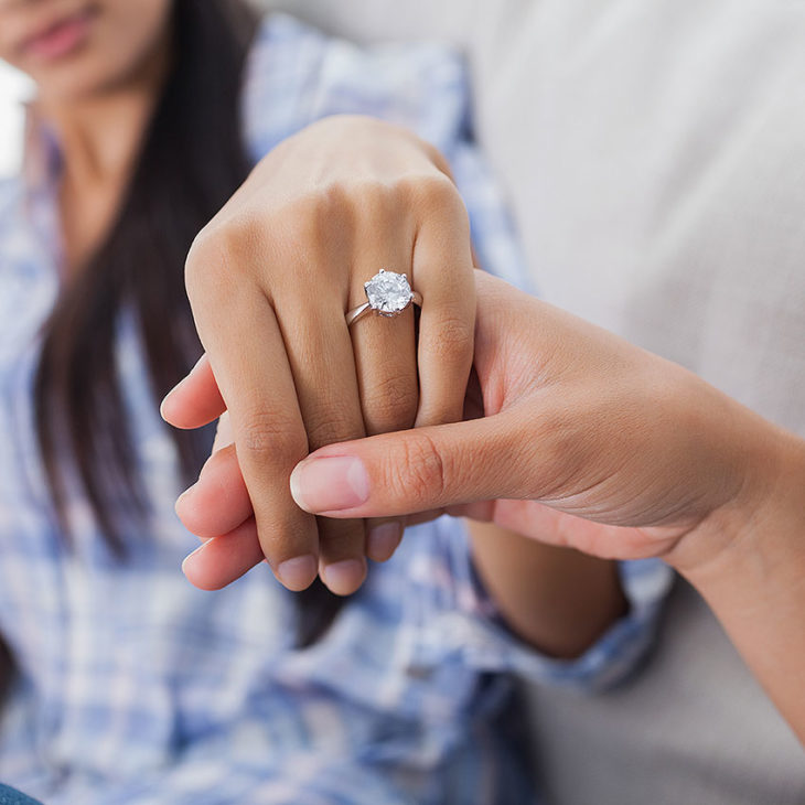 Engagement Ring Finger 730x730